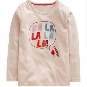 Boden Kids Cream Long Sleeve Shirt